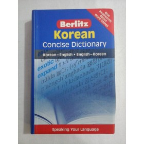    Berlitz  -  KOREAN  Concise Dictionary   Korean-English / English-Korean 